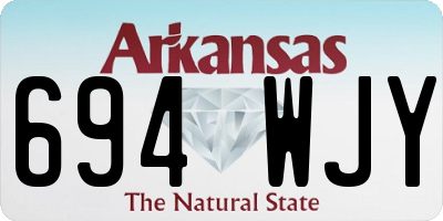 AR license plate 694WJY