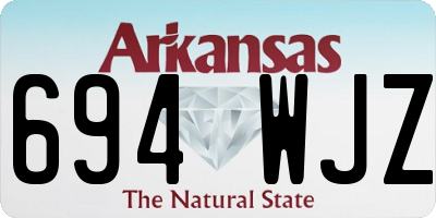 AR license plate 694WJZ