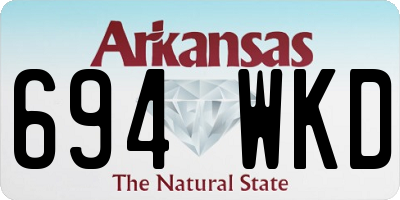AR license plate 694WKD