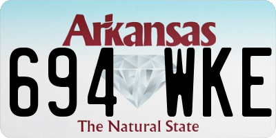 AR license plate 694WKE