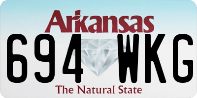 AR license plate 694WKG