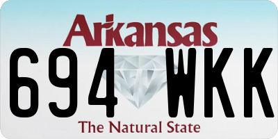 AR license plate 694WKK