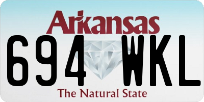 AR license plate 694WKL