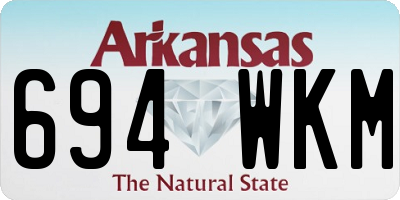 AR license plate 694WKM