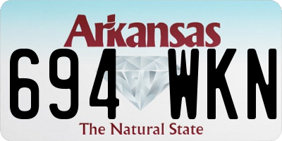 AR license plate 694WKN