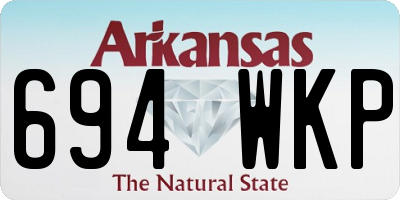 AR license plate 694WKP
