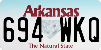 AR license plate 694WKQ