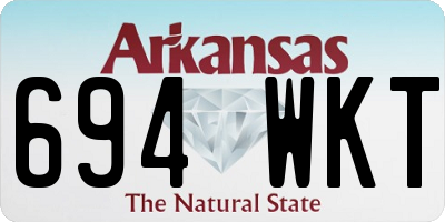 AR license plate 694WKT