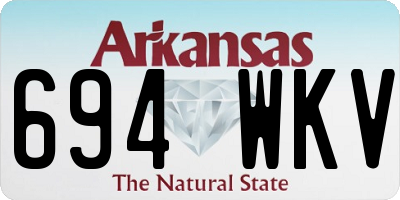 AR license plate 694WKV