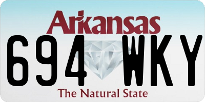 AR license plate 694WKY
