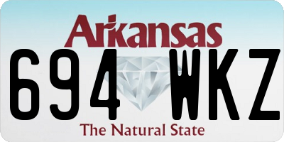 AR license plate 694WKZ