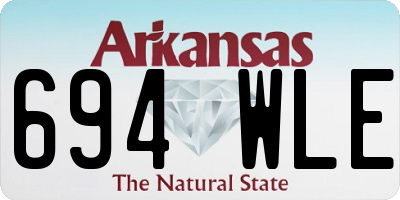 AR license plate 694WLE