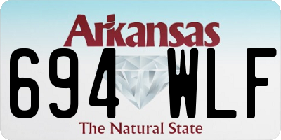 AR license plate 694WLF