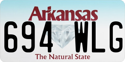 AR license plate 694WLG