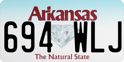AR license plate 694WLJ