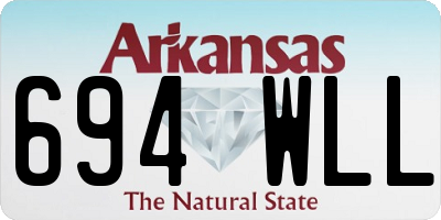 AR license plate 694WLL