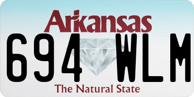 AR license plate 694WLM