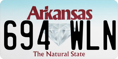 AR license plate 694WLN