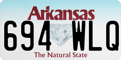 AR license plate 694WLQ