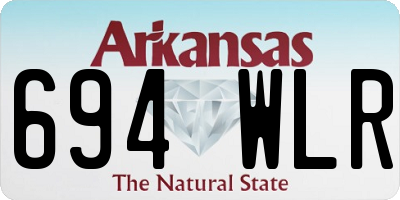 AR license plate 694WLR