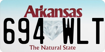 AR license plate 694WLT