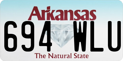 AR license plate 694WLU