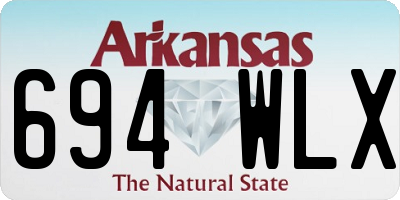 AR license plate 694WLX