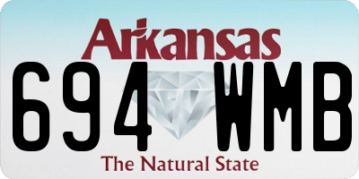 AR license plate 694WMB