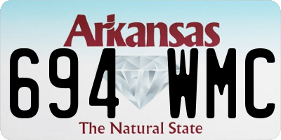 AR license plate 694WMC