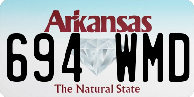 AR license plate 694WMD