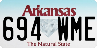 AR license plate 694WME