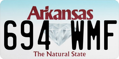 AR license plate 694WMF