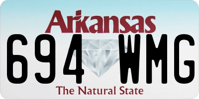 AR license plate 694WMG