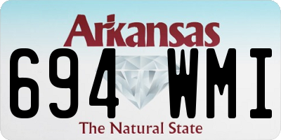 AR license plate 694WMI