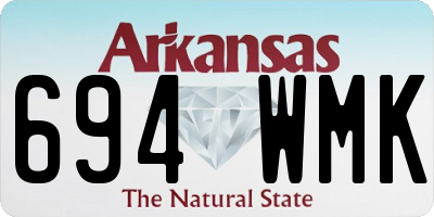 AR license plate 694WMK