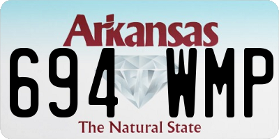 AR license plate 694WMP