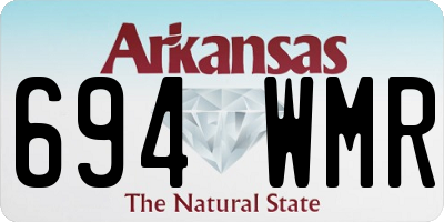 AR license plate 694WMR