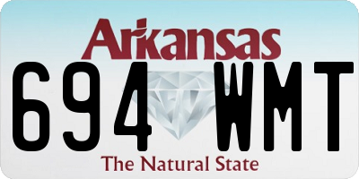 AR license plate 694WMT