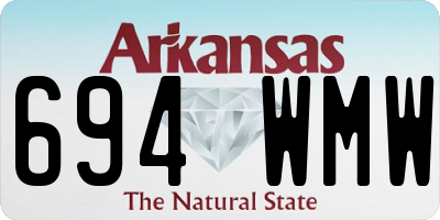 AR license plate 694WMW