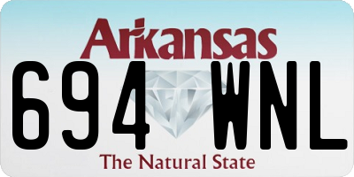 AR license plate 694WNL