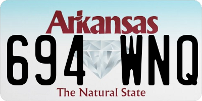 AR license plate 694WNQ