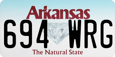 AR license plate 694WRG
