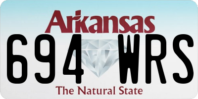 AR license plate 694WRS