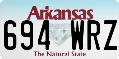 AR license plate 694WRZ