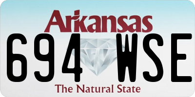 AR license plate 694WSE