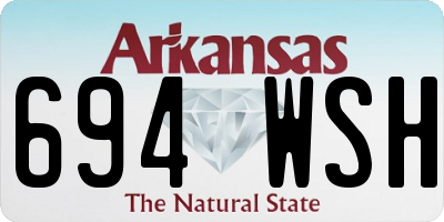 AR license plate 694WSH