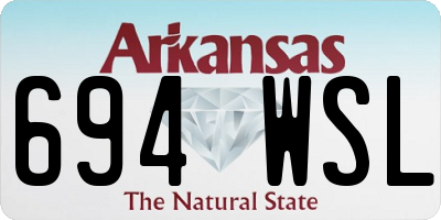 AR license plate 694WSL