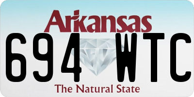 AR license plate 694WTC