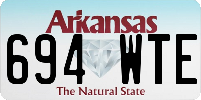 AR license plate 694WTE