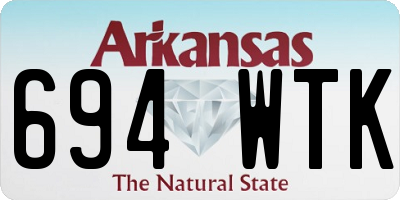 AR license plate 694WTK